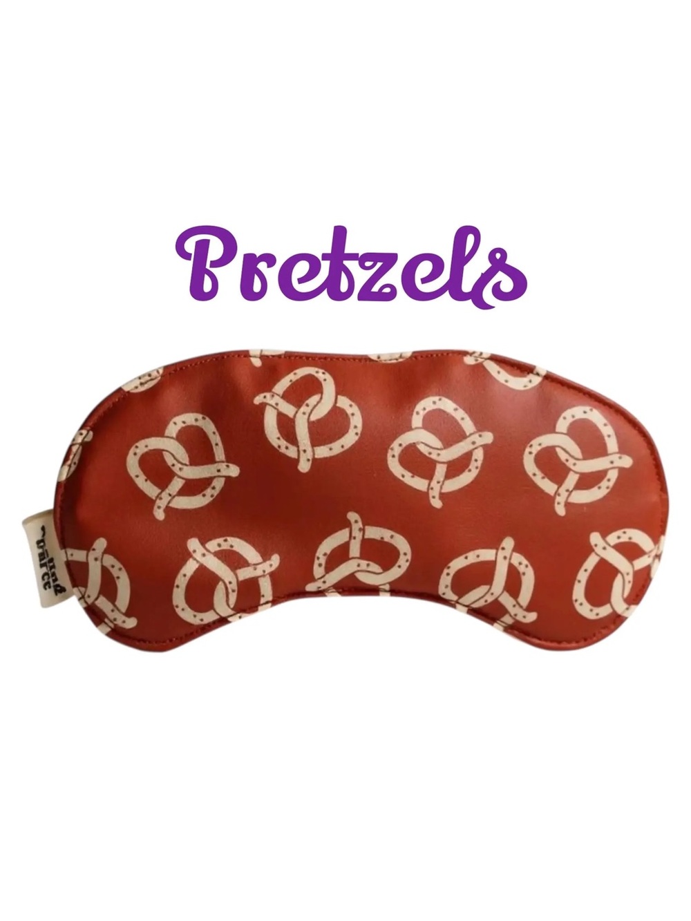 Pretzel Theme Sleep Mask for Kids, New Handmade
